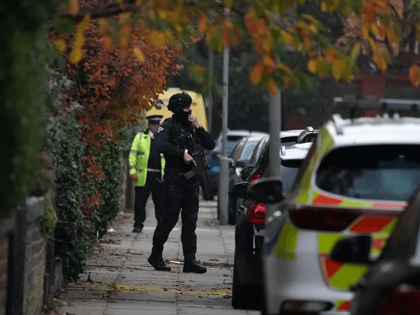 UK - Counter-terror police have arrested three men after a taxi exploded